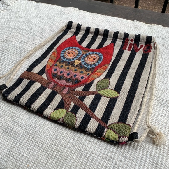 owl drawstring backpack - Picture 11 of 12